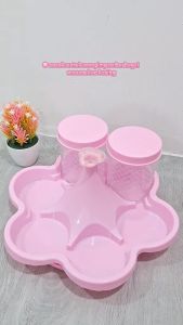 LD-C1246 Toples Kue Kering Lebaran Set Nampan Wadah Snack Tray Food Container/ Tempat Kue Set