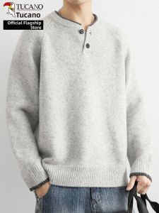 TUCANO | Mens Wool Sweater Vintage Trendy Japanese Style