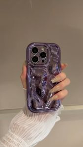Meteorite Texture Full Lenscover Case Iphone - Softcase/Casing Hp Iphone Compatible For Iphone 11 12 13 14 15 Plus Pro Promax RCI446