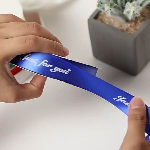 (45M) 10mm/25mm 𝐉𝐔𝐒𝐓 𝐅𝐎𝐑 𝐘𝐎𝐔 Satin Ribbon Reben Just For You DIY Gift Birthday Wrapping