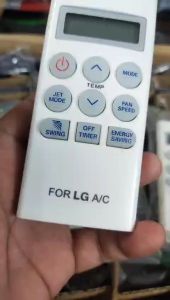 REMOTE MÁY LẠNH LG VUÔNG NGẮN MODEL 2015- HÀNG LOẠI TỐT