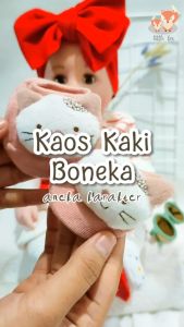 Kaos Kaki Bayi Boneka Karakter 3D Anti Slip & Sepatu Anak Lucu