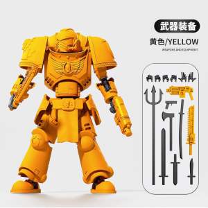 New multi-form mecha warrior 3D printed joint man decompression multi-joint movable assembly model