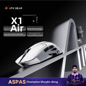 AULA | Chuột Chơi Game Không Dây Atk X1 Air Master 48g Thiết Kế Công Thái Học Siêu Nhẹ Dành Cho Bàn Tay Vừa Và Lớn Quang Điện Tử Chế Độ Kép 2.4GHz Dành Cho Esports Valorant