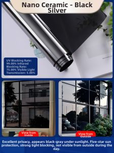 TAISEN | Heat-Resistant Privacy Window Film