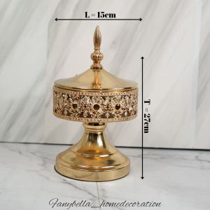 pajangan Mewah Sultan Emas Gold MotifLebaran Dekorasi Rumah