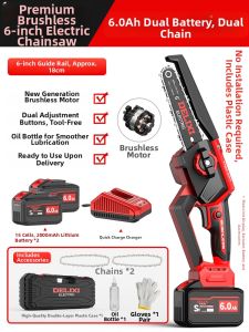 DELIXI | Brushless Lithium Battery Small Handheld Chainsaw