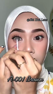 Arab 15mm Contact Lens/Color Lens Original Korea Lens 6Month Disposable Free Lens Case Monthly Replace (No Degree/ DEGREE )