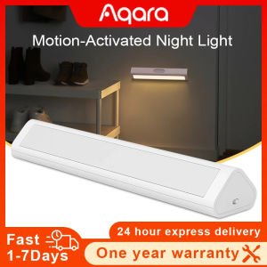 Aqara | Aqara Induction LED Night Light Magnetic Installation with Human Body Light Sensor 2 Level Brightness 8 Month Standby Time