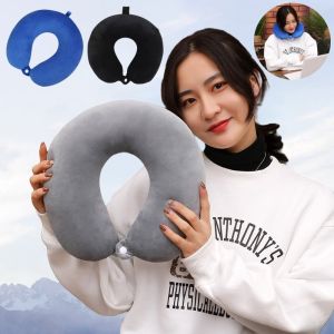Travel Neck Pillow Plush Pillow Portable Travel Noon Pillow Office Cushion Pillow Soft Nap Pillow