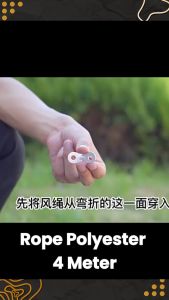 Tali Tenda Camping Paracord Reflektif Outdoor Serbaguna 4 mm - 4 Meter