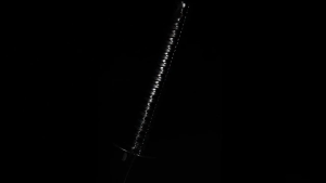 ร่มด้ามยาว ร่มญี่ปุ่นอัตโนมัติขนาดใหญ่สำหรับผู้ชาย บุคลิกสร้างสรรค์ และร่มดาบหล่อ ร่มดาบซามูไรด้ามตรงญี่ปุ่น