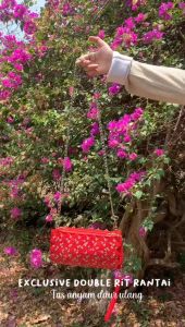 Dompet Tas Daur Ulang - Exclusive Double Rit & Tas Anyam Rantai