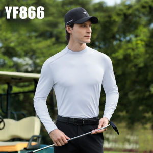 PGM | PGM Golf Mens Long Sleeve Bottom Shirt Spring/Summer High Elasticity Soft Clothes Top YF866