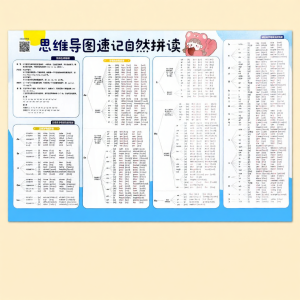 QILEYUAN | Phonetic Chart Educational Tool 48 International Phonetic Alphabets
