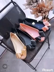 MELISSA FLARE BOWNOT AD (SIZE 40 / PINK) SEPATU CEWEK