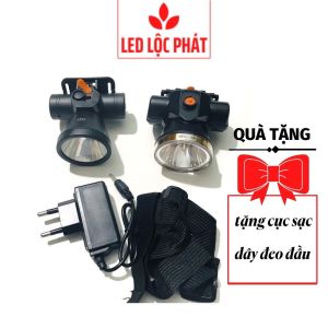 Đèn bin đội đầu led đèn pin đeo đầu sạc điện