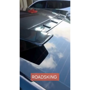 HONDA CIVIC FC FE REAR BUMPER ROOF TOP SPOILER CARBON GLOSS UV BLACK ABS MATERIAL