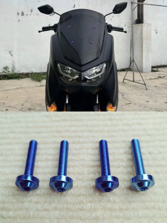 Titanium Gr5 5x25 Visor bolt (Nmax) 4pc Yamaha Nmax Motorcycle