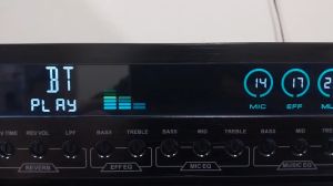 Vang cơ lai số Nex Acoustics FX90 LUXURY Tích hợp chống hú lọc xì. Đầy đủ cổng kết nối- Dàn đèn nháy theo giai điệu