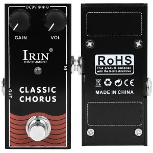 IRIN | IRIN RF-05 Classic Chorus Electric Guitarra Effect Pedal Crisp Chorus Tone Embellishment Effect True Bypass Pedal Guitar Parts