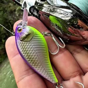 Proberos 1PC 7cm/11g Mồi Câu Cá Nổi Crankbaits Wobblers Cho Pike Minnow Mồi Nhân Tạo Cho Sông Hồ Câu Cá Đại Dương