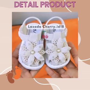 COD Sepatu Sandal Karet Anak Rose Import Original / Sandal Anak Perempuan / Sandal Bayi / Sepatu Bayi / Sandal Jelly Anak LX04