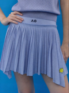 AO | Irregular Mesh Tennis Skirt Anti-see-through