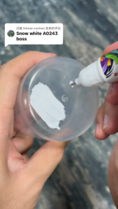 AIKKA 0243 Snow White | Solid Series | 2K Paint Proton X50 Snow White Cat Bancuh DIY Touch Up Paint