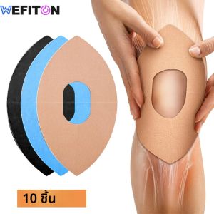 10PCS Kinesiology เทปสําหรับเข่า-กันน้ํากีฬาเข่าเทป-ยืดหยุ่น Breathable Latex-ฟรีเทปกีฬาสําหรับฟิตเนสวิ่ง
