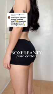 FINETOO 3pcs/set Cotton Boxers Panties Mid-Waist Underwear Anti-Glare Safety Short Pants Seamless Underpants