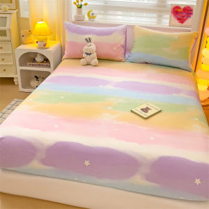 Disney Cartoon Pure Cotton Bed Canopy Single Piece Dustproof Full Cover Mattress Protector 100% Cotton Bedding Accessories