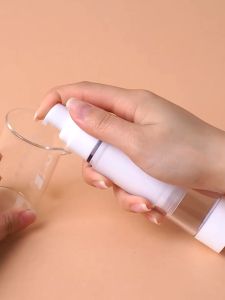 【SG Ready Stock】5ml~100ml Vacuum Bottle Clear Refillable Empty Portable Travel Bottle Containers Liquid and Spray Bottle