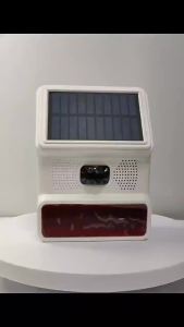 Wireless Solar Siren Sound Light Flash Alarm 433MHZ for Wifi GSM Home Security Alarm System Outdoor Horn