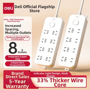 deli | Certified Multi-Outlet Surge Protector