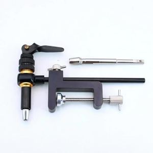 ICERIO 360 °   Kìm Buộc Ruồi Xoay Đa Năng Với Hàm Thay Thế Đế Kẹp Chữ C Dụng Cụ Buộc Móc Câu Di Động - Loại A & Loại B