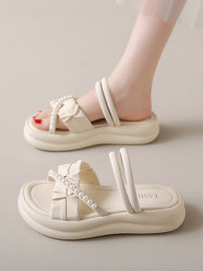 MAOLI | 2 Ways Wear Summer Sandals Small Size Platform Soft Bottom Half Slippers