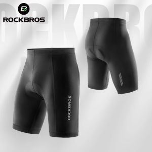 ROCKBROS Cycling Shorts 3D Sponge Padded Shockproof Breathable MTB Road Bike Pants Elastic Slim Bicycle Shorts for Men Women