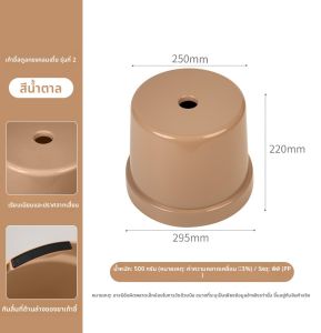 หนาขึ้น เก้าอี้สตูลทรงกลมพลาสติกสำหรับเด็กใช้ในบ้าน เก้าอี้สตูลขนาดเล็กแบบซ้อนได้ เก้าอี้สตูลสำหรับใส่รองเท้าแบบสวม เก้าอี้สตูลขนาดเล็กแบบเตี้ย