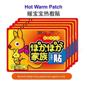 Kangaroo Family Heating Patch Warm Winter Days 63°C 12 Hours 10x10cm 10 Pack Apply