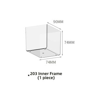 Invisible No-Drill Drawer-style Storage Box