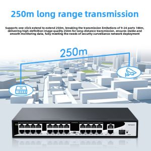 LIANGUO | Switch POE 24 Cổng Quản Lý 27 Cổng