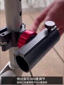 QAJTAO 360 ° Giá Đỡ Cần Câu Đa Năng Xoay Được Chất Liệu Hợp Kim Nhôm Đa Chức Năng Dùng Để Đựng Mồi Giữ Cần Câu Lưới Và Ô.