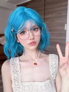 alice garden | Short Wavy Wig with Bangs for Women
