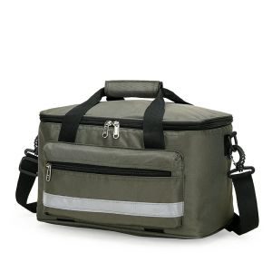 Waterproof Car Medical Bag Shoulder Bag First Aid Kit Empty Bag Family Outdoor Portable Medical Bag Emergency Kit Large Capacity