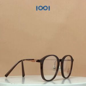 IOOI Eyewear - Kacamata Kotak Metal TR 90 Elastis Lensa Anti Blueray Bluecromic Pria Wanita 83088