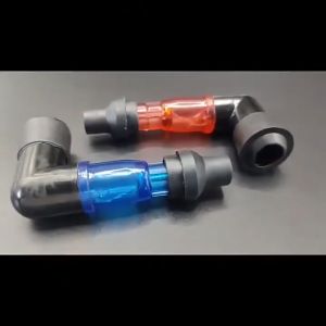 METCAR ฝาปิดหัวเทียนรถจักรยานยนต์สําหรับสกู๊ตเตอร์มอเตอร์ไซด์ Universal หัวเทียนโปร่งใส Nutmeg Hook+Lamp