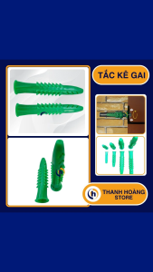 [Combo 200 con] Tắc kê gai nhựa chịu lực - Nở nhựa gai |