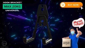 Premium Gantungan Sepeda Dinding Multifungsi Wall Hook Bracket Organizer Storage Safe Space Serbaguna Dengan Karet PVC Kuat Menahan Beban Hingga 20Kg Model Kait Pengait Produk Import Laz Mellius Store COD