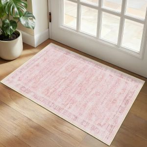 Thảm Trải Sàn Phong Cách Dân Tộc Cổ Điển VIKAMA - Thảm Trải Sàn Trong Nhà Chống Trượt Có Thể Giặt Bằng Máy Dùng Cho Lối Vào Phòng Tắm Thảm Polyester Bền
